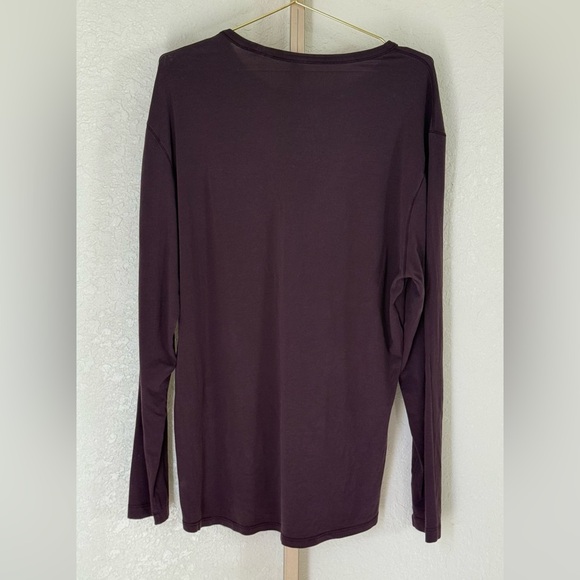 Lululemon Long Sleeve Top – Women’s Large, Dark Purple Relaxed Fit - Picture 3 of 4